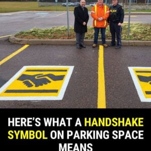 Here’s What a Handshake Symbol on a Parking Space Means